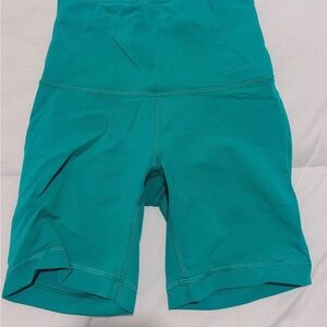 Lululemon Athletica green Bike Shorts